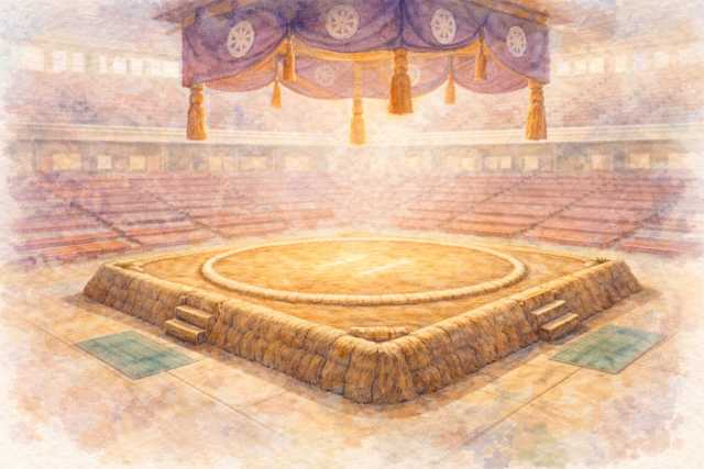 sumo_arena_watercolor